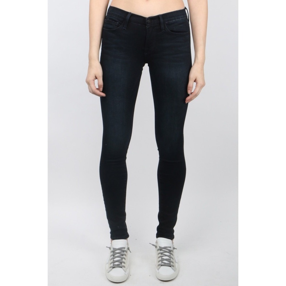 FRAME Jeans, Denim le Skinny De Jeanne Jeans, Low Rise, Manor Avenue, Size 28